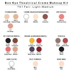 Ben Nye Theatrical Creme Makeup Kit