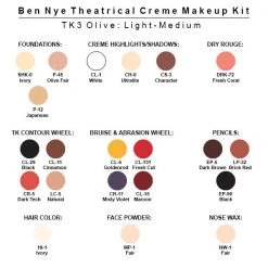 Ben Nye Theatrical Creme Makeup Kit