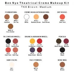 Ben Nye Theatrical Creme Makeup Kit