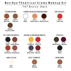 Ben Nye Theatrical Creme Makeup Kit