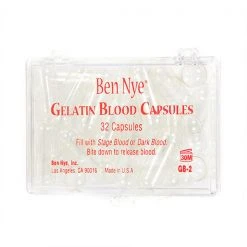 Ben Nye Gelatin Blood Capsules (Empty)
