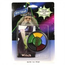 Graftobian 5 Creme Color Wheel W/ Instructions Witch