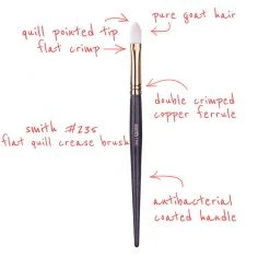 Smith Cosmetics 235 Flat Quill Crease Brush 5 Smith Cosmetics 235 Flat Quill Crease Brush
