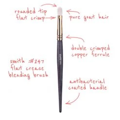 Kits & Tools Smith Cosmetics 247 Flat Round Crease Brush