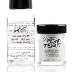 Mehron Metallic Powder With Mixing Liquid