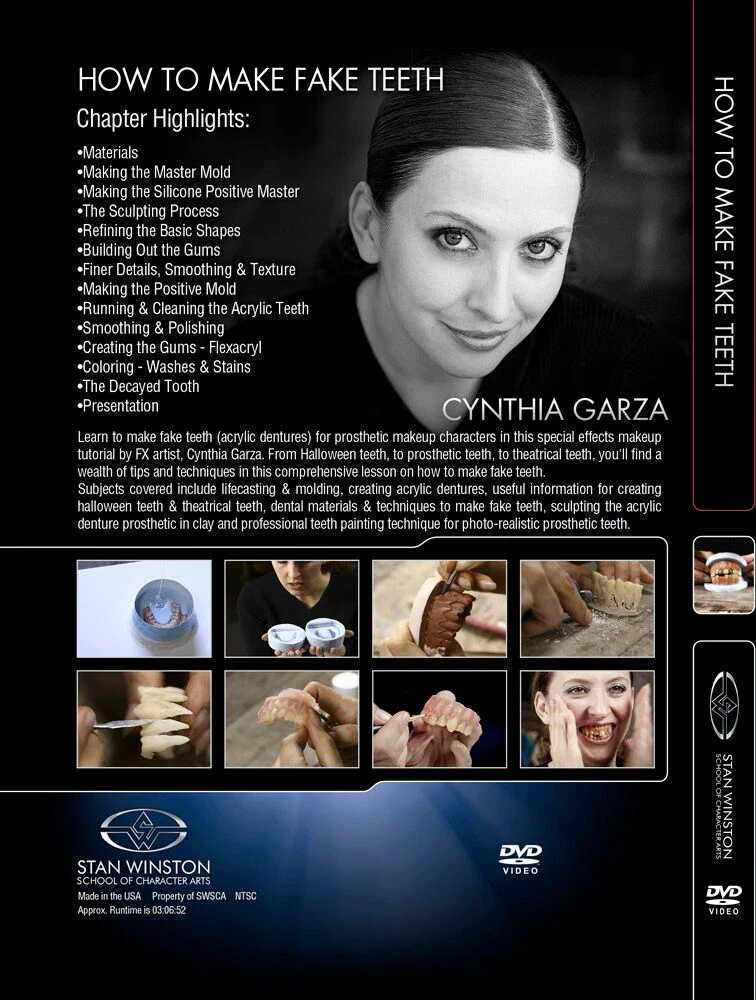 Kits & Tools Stan Winston Studio How To Make Fake Teeth (DVD) 2 Kits & Tools Stan Winston Studio How To Make Fake Teeth (DVD)
