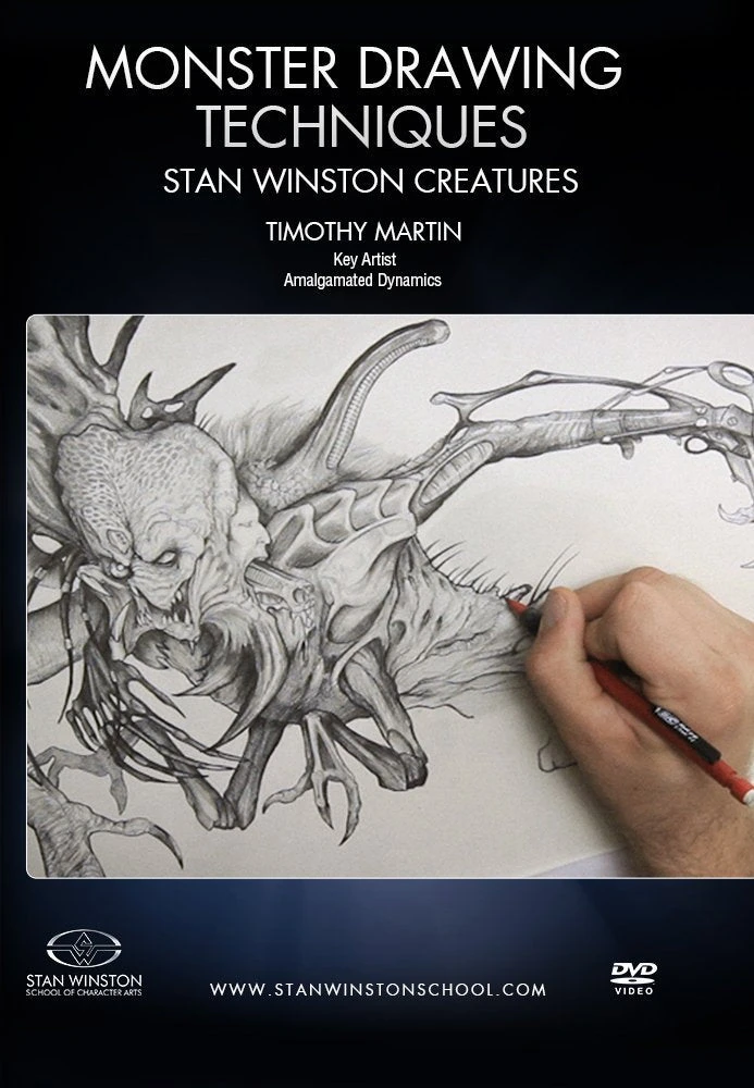 Stan Winston Studio Monster Drawing Techniques - The Stan Winston Creatures (DVD) Kits & Tools 1 Stan Winston Studio Monster Drawing Techniques - The Stan Winston Creatures (DVD) Kits & Tools
