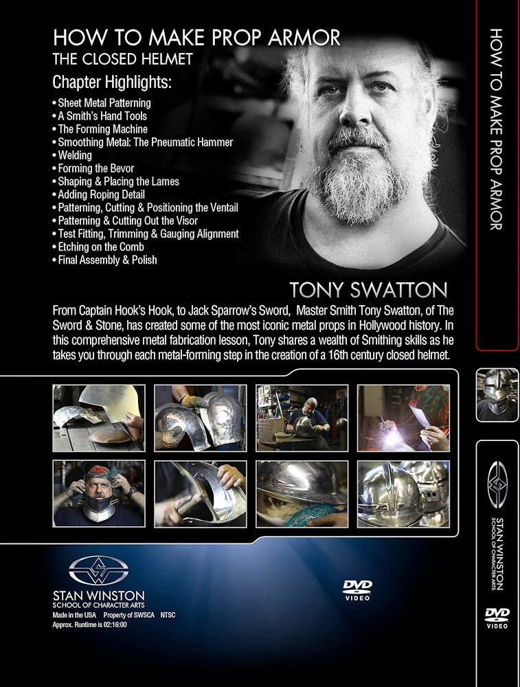 Stan Winston Studio How To Make Prop Armor (DVD) Kits & Tools 2 Stan Winston Studio How To Make Prop Armor (DVD) Kits & Tools