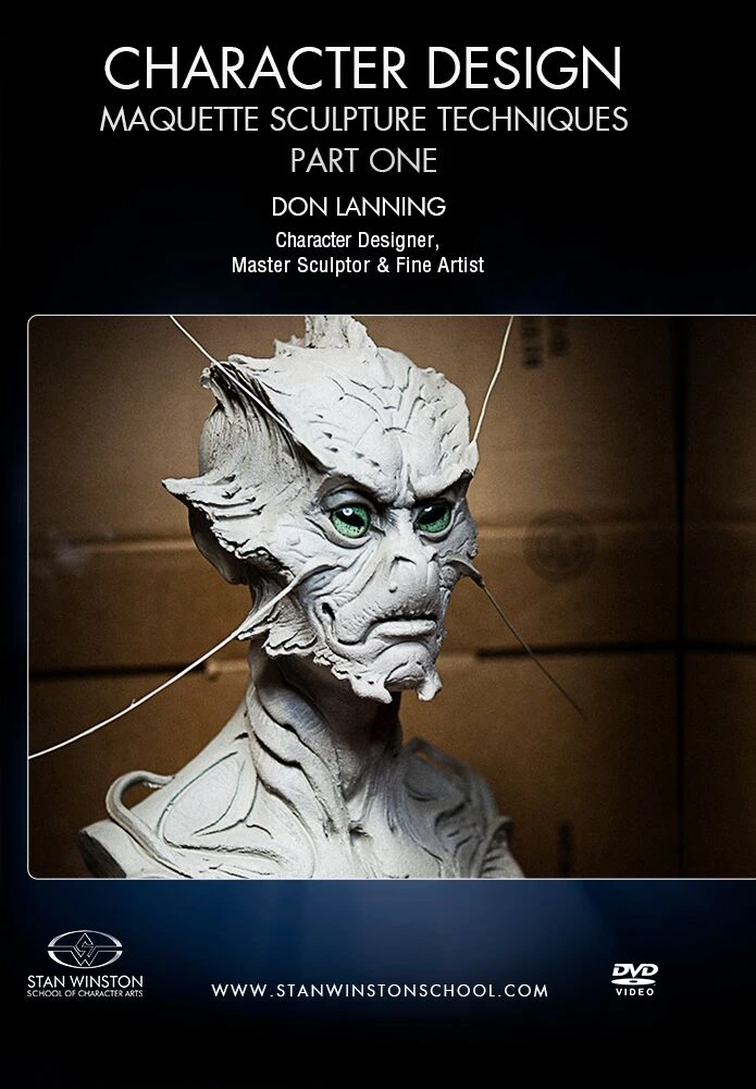 Kits & Tools Stan Winston Studio Character Design - Maquette Sculpture Techniques (DVD) 1 Kits & Tools Stan Winston Studio Character Design - Maquette Sculpture Techniques (DVD)