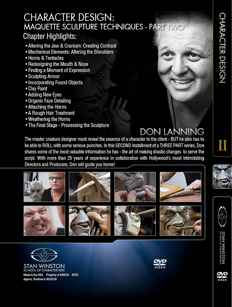 Kits & Tools Stan Winston Studio Character Design - Maquette Sculpture Techniques (DVD) 4 Kits & Tools Stan Winston Studio Character Design - Maquette Sculpture Techniques (DVD)