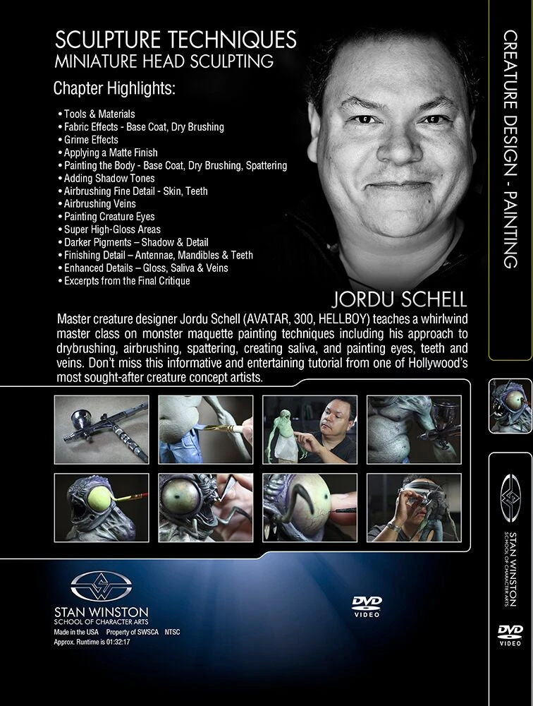 Stan Winston Studio Creature Design - Maquette Painting Techniques (DVD) Kits & Tools 2 Stan Winston Studio Creature Design - Maquette Painting Techniques (DVD) Kits & Tools