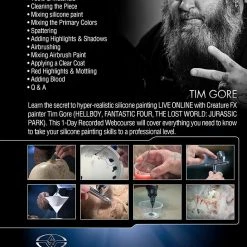 Stan Winston Studio Hyper-Realistic Silicone Painting (DVD) Kits & Tools