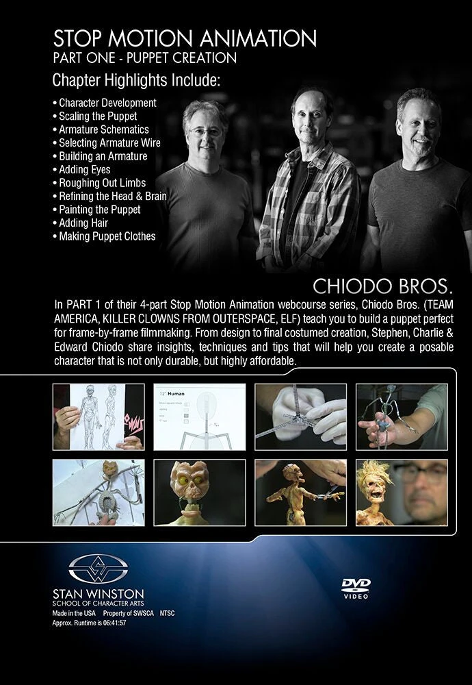 Kits & Tools Stan Winston Studio Stop Motion Animation (DVD) 2 Kits & Tools Stan Winston Studio Stop Motion Animation (DVD)