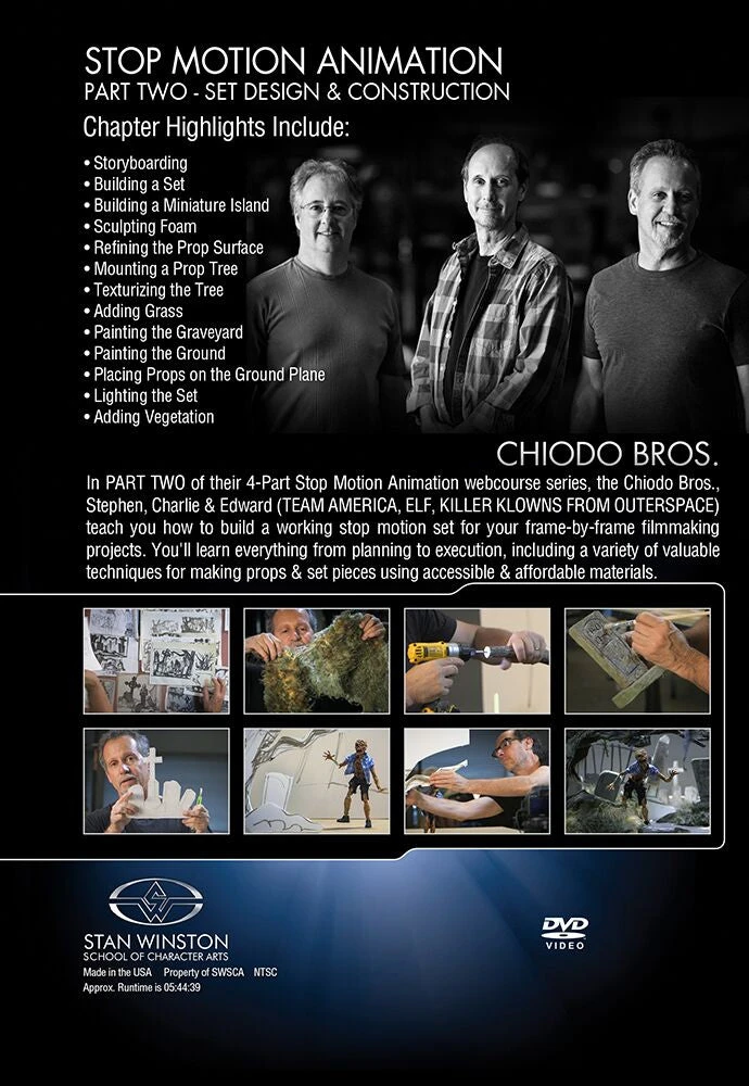 Kits & Tools Stan Winston Studio Stop Motion Animation (DVD) 4 Kits & Tools Stan Winston Studio Stop Motion Animation (DVD)