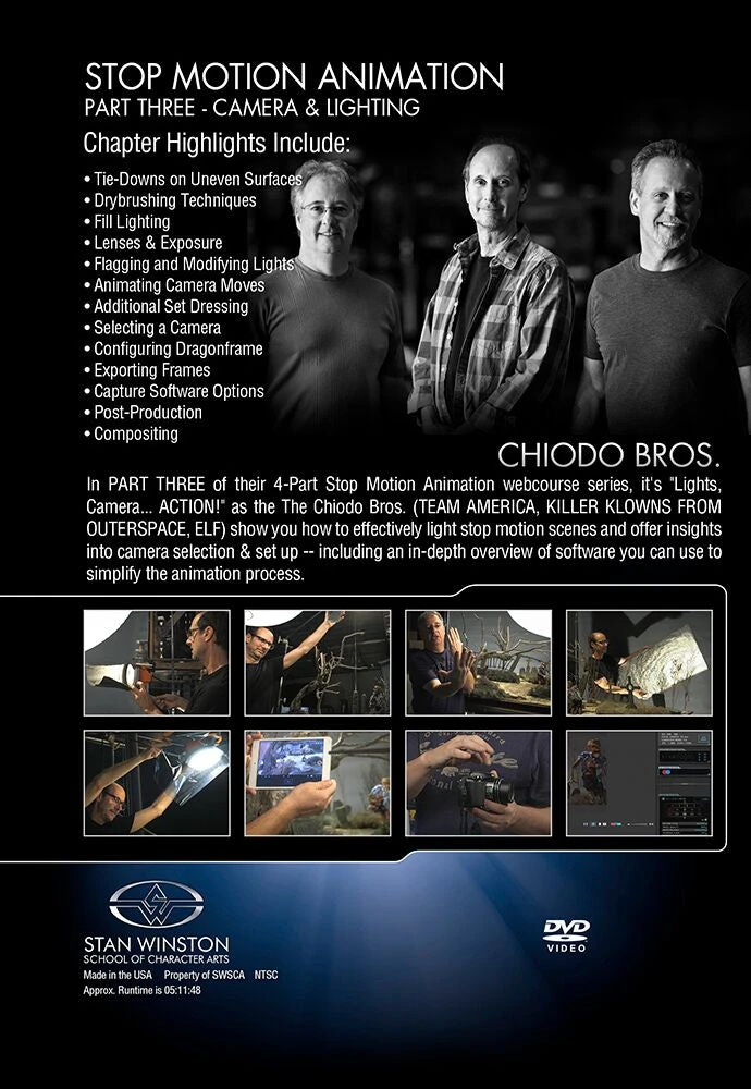 Kits & Tools Stan Winston Studio Stop Motion Animation (DVD) 6 Kits & Tools Stan Winston Studio Stop Motion Animation (DVD)