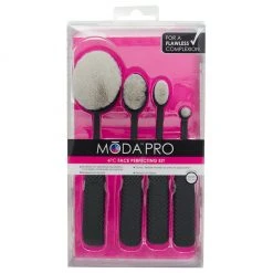 Royal And Langnickel MODA Pro 4pc Face Perfecting Kit - Black