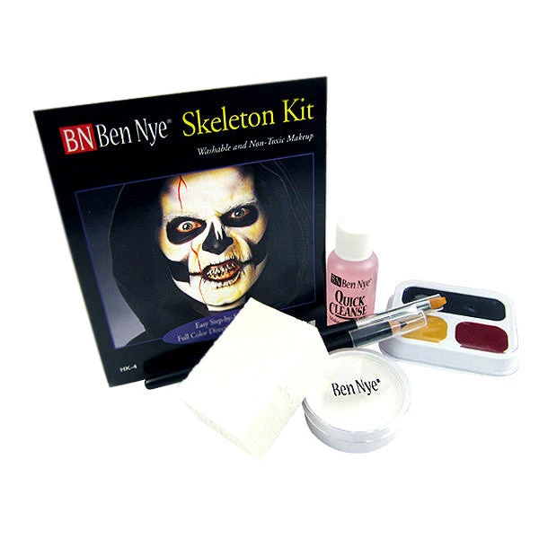 Ben Nye Skeleton Makeup Kit HK-4 1 Ben Nye Skeleton Makeup Kit HK-4