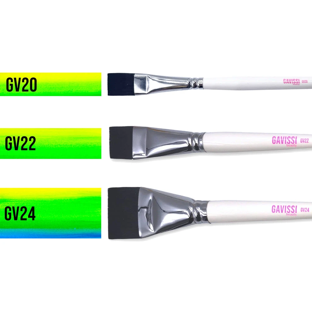 Gavissi GV20 Medium Flat Brush 2 Gavissi GV20 Medium Flat Brush