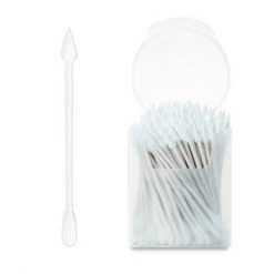 Camera Ready Cosmetics Point And Flat Oval Tip Swab - 120pc.