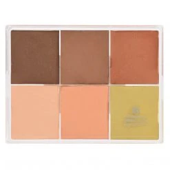 MAQ Pro Maqpro 6-color Fard Creme Foundation Palette Face