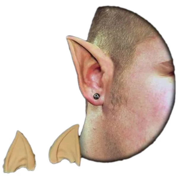 Stage Frights Elf Ears Foam Latex Appliance Set 1 Stage Frights Elf Ears Foam Latex Appliance Set