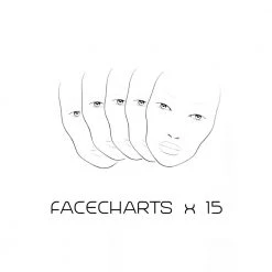 MYKITCO My Face Charts 15pc