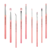 Bdellium Tools Pink Bambu Brushes For Eyes Kits & Tools