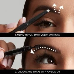 NYX Fill & Fluff Clear Brow Pomade Pencil Eyes