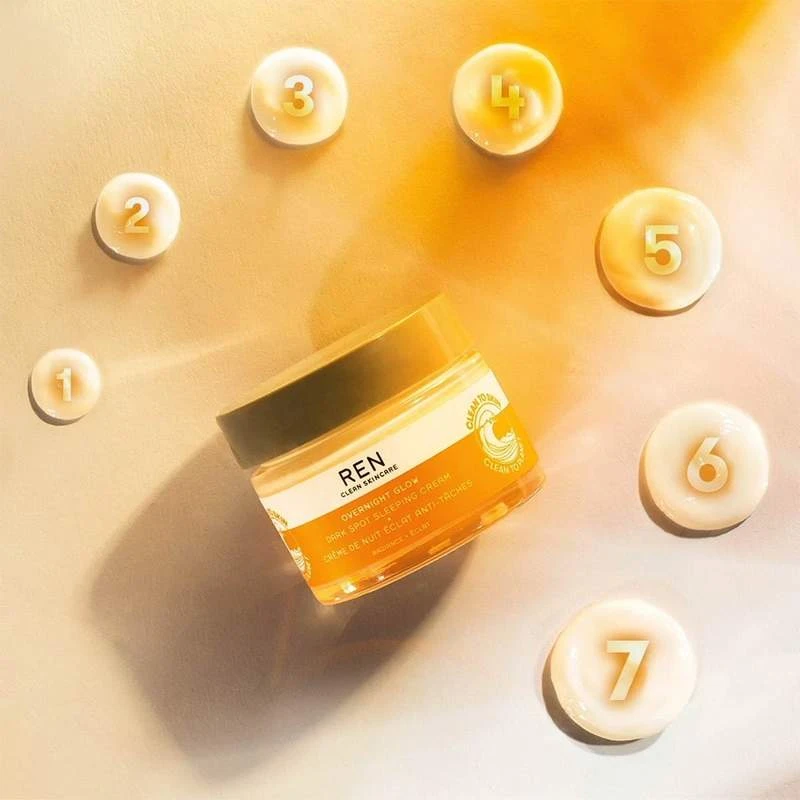 Ren Clean Skincare Overnight Glow Dark Spot Sleeping Cream 2 Ren Clean Skincare Overnight Glow Dark Spot Sleeping Cream