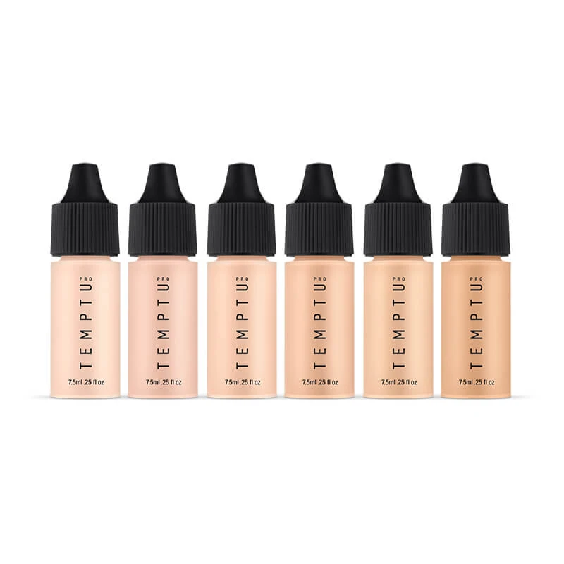 Temptu Perfect Canvas Hydra Lock Airbrush Foundation 6-pack (Fair/Light) 1 Temptu Perfect Canvas Hydra Lock Airbrush Foundation 6-pack (Fair/Light)