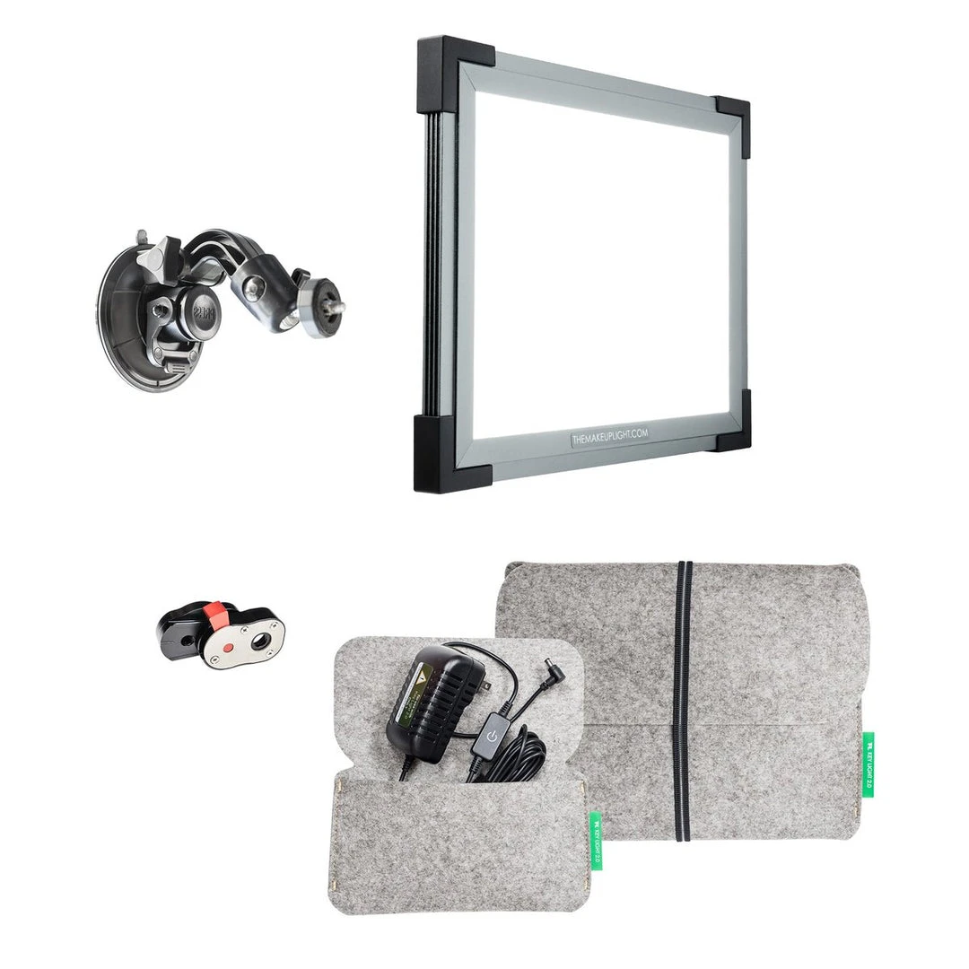 The Makeup Light Key Light 2.0 Starter Kit With Suction Mount 1 The Makeup Light Key Light 2.0 Starter Kit With Suction Mount