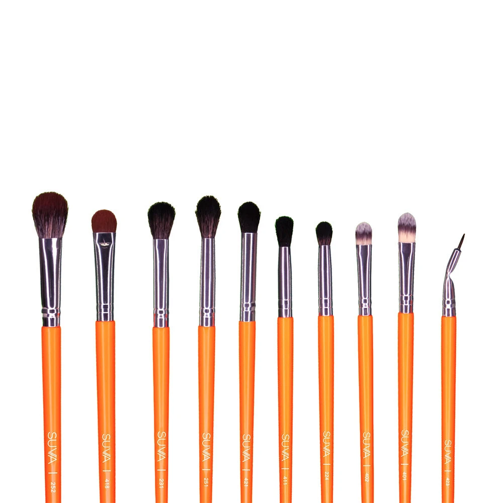 SUVA Beauty Neon Brush Set (10 Eye Brushes) Kits & Tools 1 SUVA Beauty Neon Brush Set (10 Eye Brushes) Kits & Tools