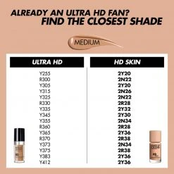 Make Up For Ever HD Skin Foundation 30ml New