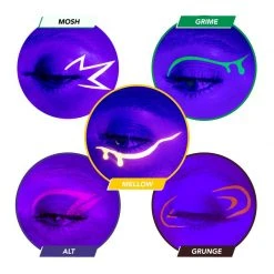 SUVA Beauty UV Grunge Hydra Liner FX Palette Eyes 8 SUVA Beauty UV Grunge Hydra Liner FX Palette Eyes