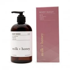 Skincare Milk + Honey Body Wash No. 16 (Pink Grapefruit, Bergamot, Cardamom) 12 Oz