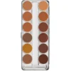 Kryolan Dermacolor Camouflage Creme Palette 12 Colors - (Caribbean) Kryolan Professional Make-Up