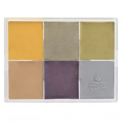 MAQ Pro Maqpro 6-color Fard Creme Foundation Palette Face
