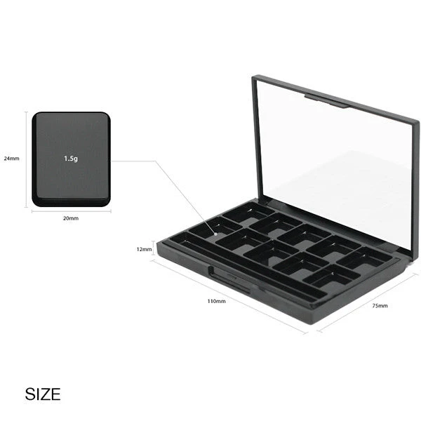 Kits & Tools MustaeV Empty Lip/Cream Pro Palette 2 Kits & Tools MustaeV Empty Lip/Cream Pro Palette