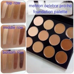 Mehron Celebre Pro-HD 12-Color Cream Highlight/Contour Palette