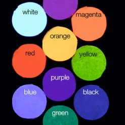 Kryolan Professional Make-Up Kryolan Aquacolor UV Day Glow Palette 6 Colors