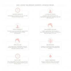 Loving Tan Bronze Shimmer Luminous Cream Face