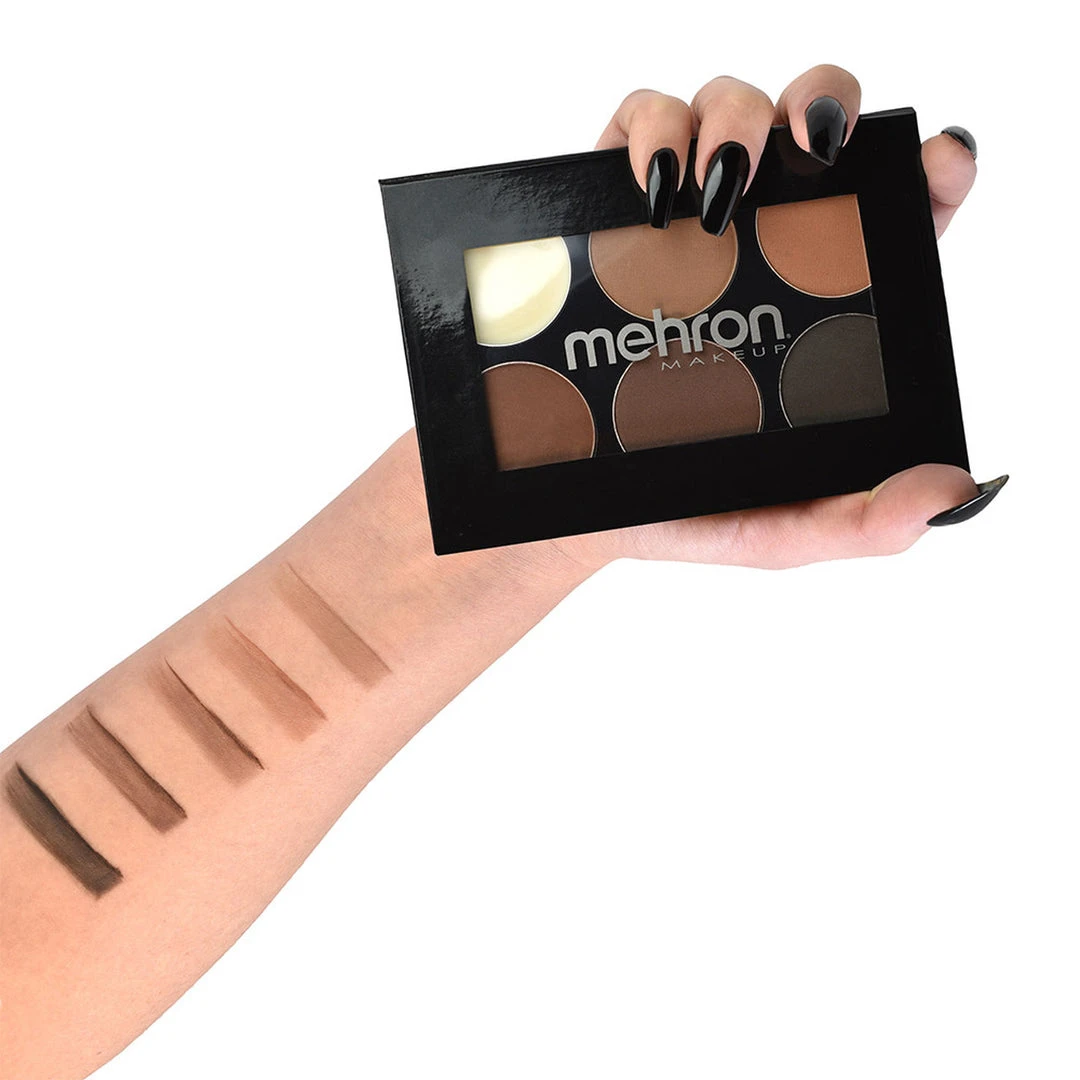 Mehron Pro Brow Palette 3 Mehron Pro Brow Palette