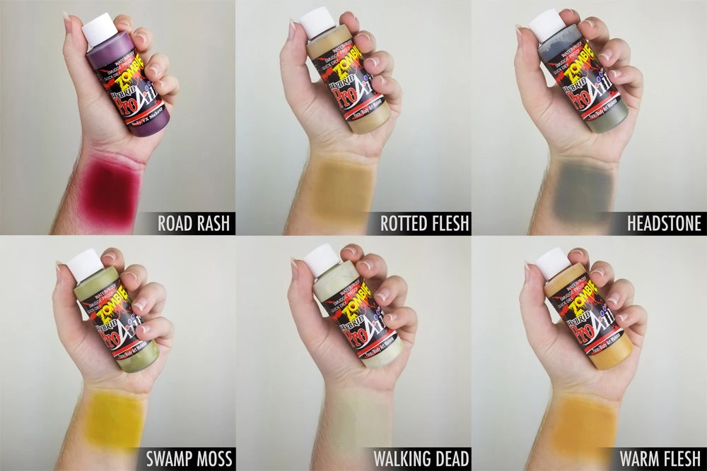 ProAiir Hybrid Waterproof Makeup Zombie 1 Kit Face 2 ProAiir Hybrid Waterproof Makeup Zombie 1 Kit Face