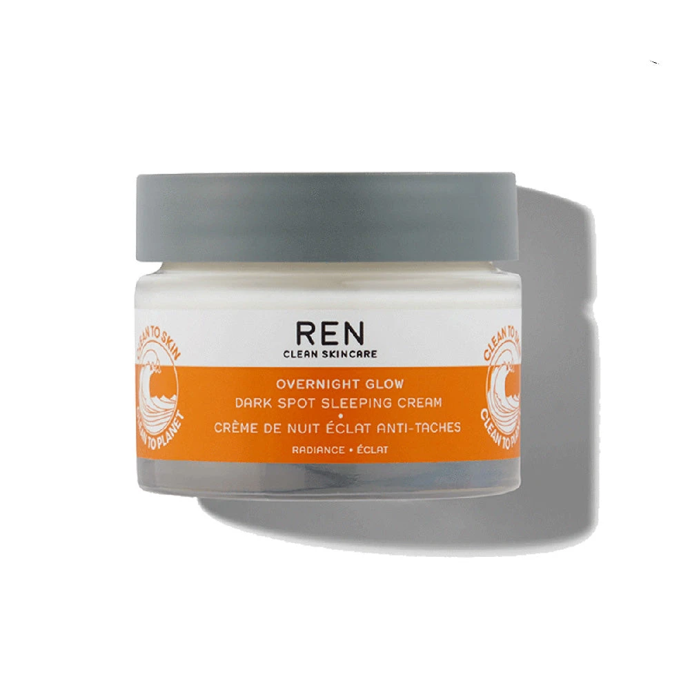 Ren Clean Skincare Overnight Glow Dark Spot Sleeping Cream 1 Ren Clean Skincare Overnight Glow Dark Spot Sleeping Cream