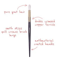 Smith Cosmetics 232 Quill Crease Brush Large