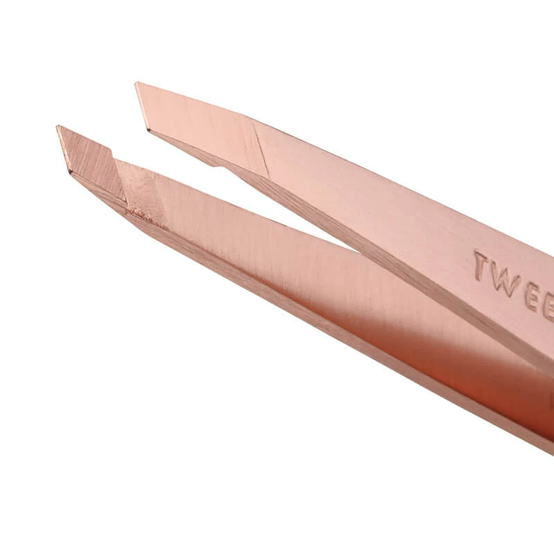 Tweezerman Rose Gold Slant Tweezer Kits & Tools 2 Tweezerman Rose Gold Slant Tweezer Kits & Tools