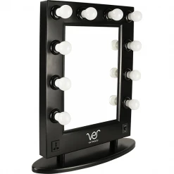 Kits & Tools Just Case Ver Beauty LED Light Vanity Mirror W/Dimmer (VMR4512-PPAB Black)