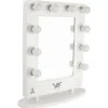 Kits & Tools Just Case Ver Beauty LED Light Vanity Mirror W/Dimmer (VMR4512-PPWH White)